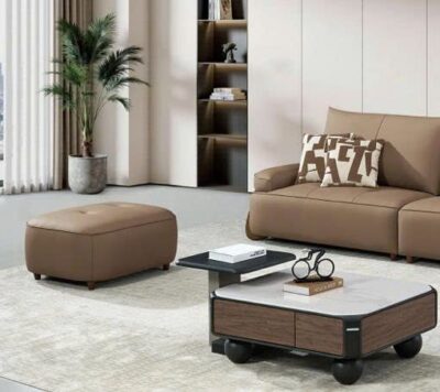 Alternative view of Bộ sofa văng nhập khẩu da sinh thái cao cấp – Model: C268# (YX)