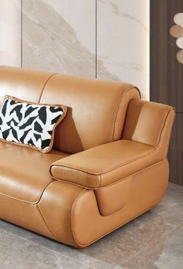 Alternative view of Bộ sofa văng nhập khẩu da bò thật cao cấp 100% – Model: H89# (YX)