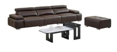 Bộ sofa văng nhập khẩu da sinh thái cao cấp – Model: 2565# (YX) - Ảnh 3