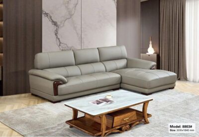 Bộ sofa góc nhập khẩu da siêu sợi cao cấp – Model: 8803#