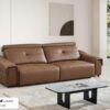 Bộ sofa văng điện nhập khẩu da bò thật 100% cao cấp – Model: 2658# (YX)