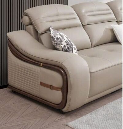 Bộ sofa góc nhập khẩu da sinh thái cao cấp – Model: 8993# (YX) - Ảnh 2