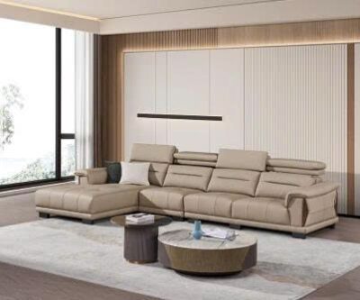 Alternative view of Bộ sofa góc nhập khẩu da sinh thái cao cấp – Model: 9011# (YX)