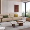 Bộ sofa văng +đôn nhập khẩu da sinh thái cao cấp – Model: 9003# (YX)