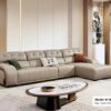 Bộ sofa góc chữ L bọc da sinh thái cao cấp – Model: 6115# (SD)