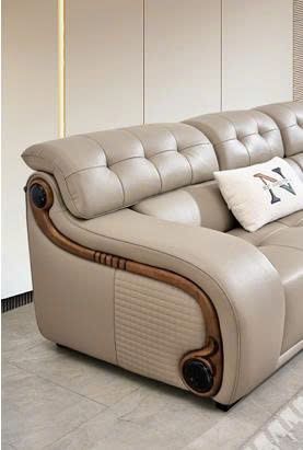Bộ sofa góc chữ L bọc da sinh thái cao cấp – Model: 6115# (SD) 12 Bộ sofa góc chữ L bọc da sinh thái cao cấp – Model: 6115# (SD) - Ảnh 4