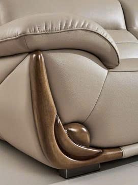 Alternative view of Bộ sofa góc chữ L bọc da sinh thái cao cấp – Model: 2631# (SD)