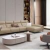 Bộ sofa góc chữ L bọc da sinh thái cao cấp – Model: 8995# (SD)