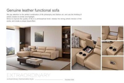 Sofa góc chữ L da bò thật 100% chỉnh điện nhập khẩu cao cấp – Model: T812-B# (SD) 15 Sofa góc chữ L da bò thật 100% chỉnh điện nhập khẩu cao cấp – Model: T812-B# (SD) - Ảnh 4