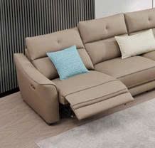 Alternative view of Sofa góc chữ L da sinh thái chỉnh điện nhập khẩu – Model: 8913A# (SD)