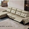 Sofa góc chữ L da bò thật 100% chỉnh điện nhập khẩu – Model: LJ58132 (LD)