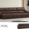 Bộ sofa văng chữ I chỉnh điện thư giãn da bò thật 100% nhập khẩu – Model: LJ5908 (LD)