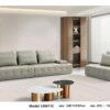Sofa văng chữ I da bò thật toàn phần + đôn nhập khẩu – Model: LS9611C (LD)