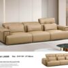 Sofa văng chữ I da bò thật cao cấp nhập khẩu+đôn – Model: LJ8289 (LD)