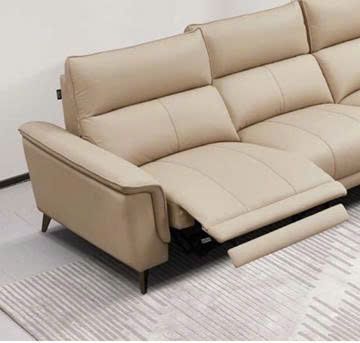 Alternative view of Bộ sofa văng chữ I điện thư giãn da bò thật 100% nhập khẩu – Model: LJ58122 (LD)