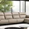 Sofa góc chữ L nhập khẩu da bò thật cao cấp – Model: LJ8079 (LD)