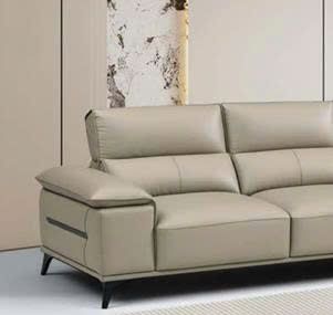 Alternative view of Sofa góc chữ L nhập khẩu da bò thật cao cấp – Model: LJ8291 (LD)