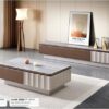 Bàn trà mặt đá thủy tinh nhập khẩu – Model 2913# (SD).