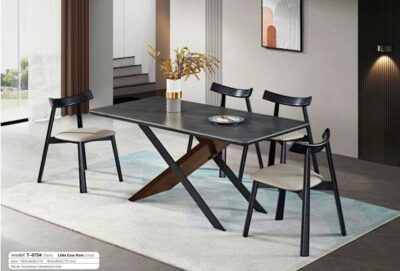 Bàn ăn mặt đá cao cấp nhập khẩu – Model: T-073# (SD)