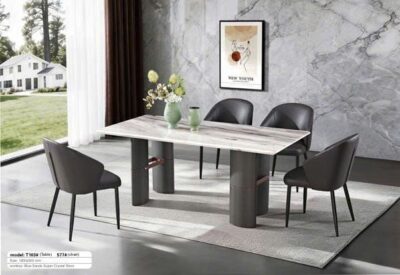 Bàn ăn mặt đá cao cấp nhập khẩu – Model: T103# (SD)