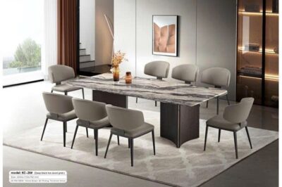 Bàn ăn mặt đá 3D cao cấp nhập khẩu – Model: KC-20# (SD)