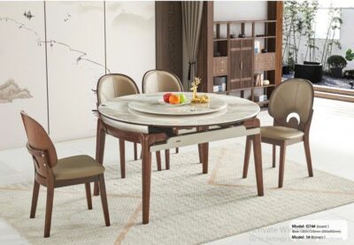Bàn ăn thông minh gập gọn mặt bàn xoay 36 nhập khẩu – Model: F5202# (YX)