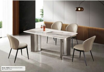 Bàn ăn mặt đá cao cấp nhập khẩu – Model: T6085# (YX)