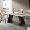 Bàn ăn mặt đá cao cấp nhập khẩu – Model: T104# (YX)