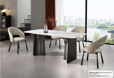Bàn ăn mặt đá cao cấp nhập khẩu – Model: 24-64# (YX)