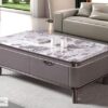 Bàn trà mặt đá thủy tinh nhập khẩu - Model 159-14# (LD)