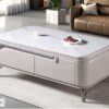 Bàn trà mặt đá thủy tinh nhập khẩu – Model 167-14# (LD)