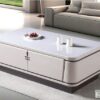 Bàn trà mặt đá thủy tinh nhập khẩu – Model 162-14# (LD)