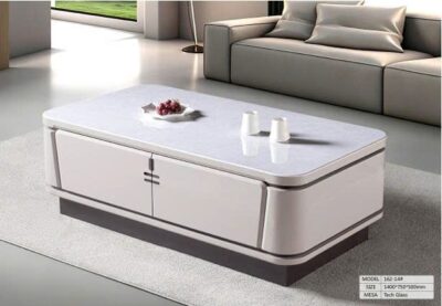 Bàn trà mặt đá thủy tinh nhập khẩu – Model 162-14# (LD)