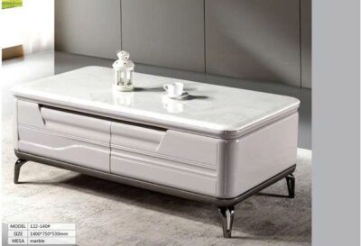 Bàn trà mặt đá thủy tinh nhập khẩu-Model: 122-140# (LD)