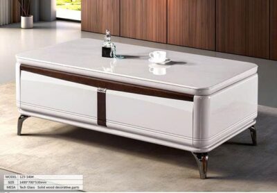 Bàn trà mặt đá thủy tinh nhập khẩu-Model: 123-140# (LD)