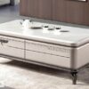 Bàn trà mặt đá thủy tinh nhập khẩu-Model: 121-140# (LD)