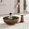 Bàn trà 2 tầng hiện đại trẻ trung nhập khẩu-Model: LJ-9199# (LD)