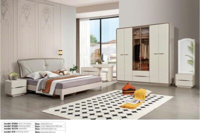 Giường Gỗ MDF Sơn Cao Cấp Chống Ẩm – Model: 8105#(YX)