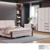 Giường Gỗ MDF Sơn Cao Cấp Chống Ẩm – Model: 2616#(YX)