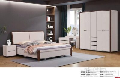 Giường Gỗ MDF Sơn Cao Cấp Chống Ẩm – Model: 2616#(YX)