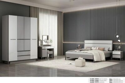 Giường Gỗ MDF Sơn Cao Cấp Chống Ẩm – Model: 3101#(YX)