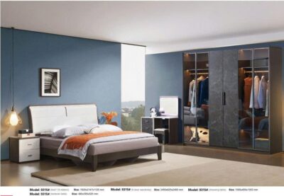 Giường Gỗ MDF Sơn Cao Cấp Chống Ẩm – Model: 9315#(YX)