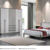 Giường Gỗ MDF Sơn Cao Cấp Chống Ẩm – Model: D15#(YX)