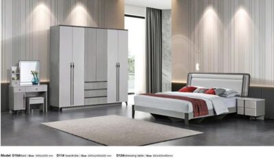 Giường Gỗ MDF Sơn Cao Cấp Chống Ẩm – Model: D15#(YX)
