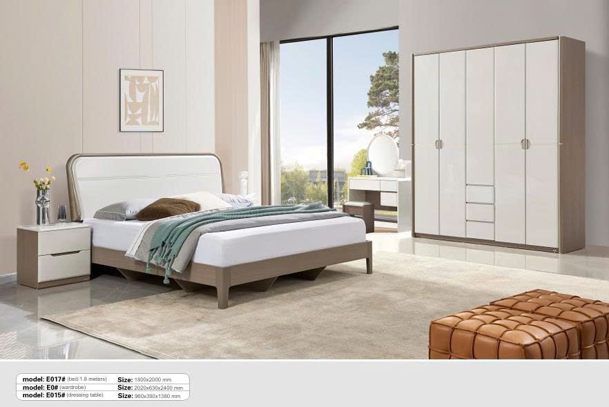 Giường Gỗ MDF Sơn Cao Cấp Chống Ẩm – Model: E017#(YX) 10 Giường Gỗ MDF Sơn Cao Cấp Chống Ẩm – Model: E017#(YX) - Ảnh 2