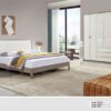 Giường Gỗ MDF Sơn Cao Cấp Chống Ẩm – Model: E017#(YX)