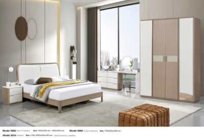 Alternative view of Giường Gỗ MDF Sơn Cao Cấp Chống Ẩm – Model: K86#(YX)