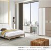 Giường Gỗ MDF Sơn Cao Cấp Chống Ẩm – Model: K86#(YX)