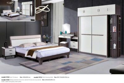 Giường Gỗ MDF Sơn Cao Cấp Chống Ẩm – Model: 912#(YX)